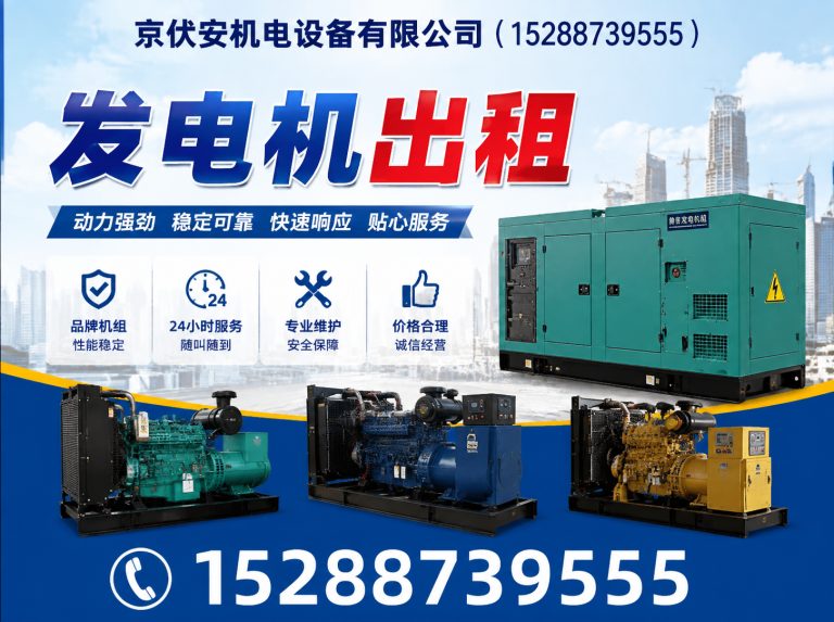 三门峡发电车租赁展示图