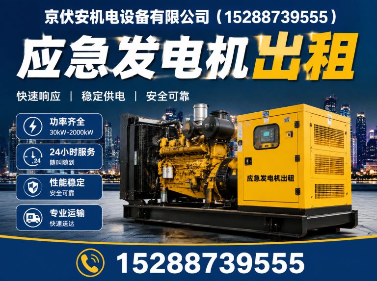 三门峡柴油发电机组出租展示图